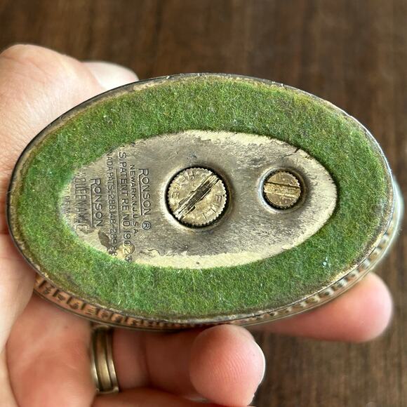 Vintage Ronson Queen Anne Table Lighter - Picture 6 of 8